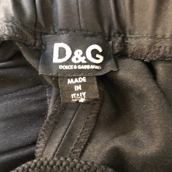 D&G Dolce Gabanna Tuxedo Track Pants